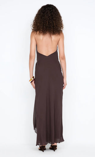 BEC AND BRIDGE - SONEVA WRAP DRESS CHOCOLATE - 12