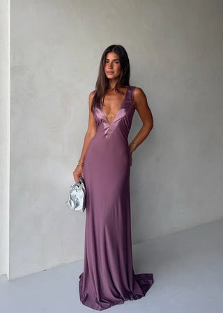 ANCE GRIA - ROSA GOWN MAUVE - M