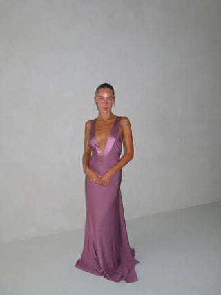 ANCE GRIA - ROSA GOWN MAUVE - M