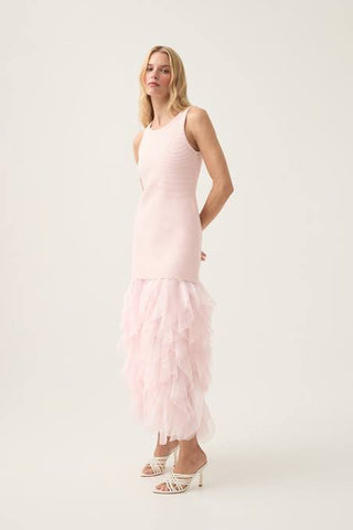 AJE - ELATIONS KNIT MAXI PINK - S treasureboxx AJE - ELATIONS KNIT MAXI PINK - S treasureboxx