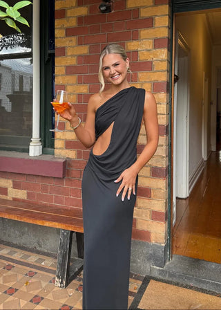 MISHA - SOLSTICE CUPRO MAXI BLACK