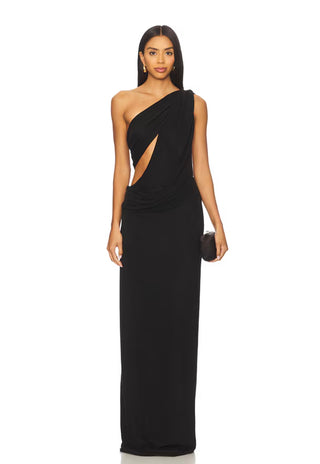 MISHA - SOLSTICE CUPRO MAXI BLACK - XS