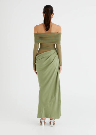 BENNI - YASMIN OFF THE SHOULDER MAXI - 8