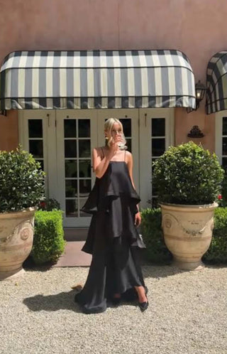 ELLIATT - TILLY TIERED MAXI Black - M