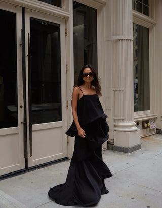 ELLIATT - TILLY TIERED MAXI Black - M