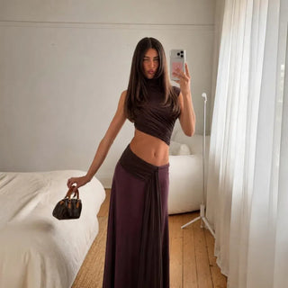 BEC AND BRIDGE - CONNI MAXI AUBERGINE DARK CHOCOLATE - 10